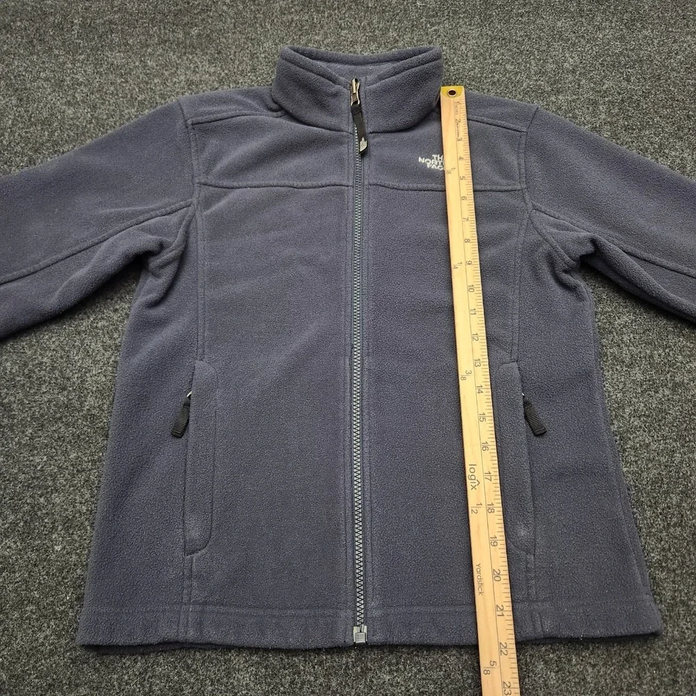 The North Face Fleece Jacket Gray‎ Youth Boys Size Medium Outdoors Explore